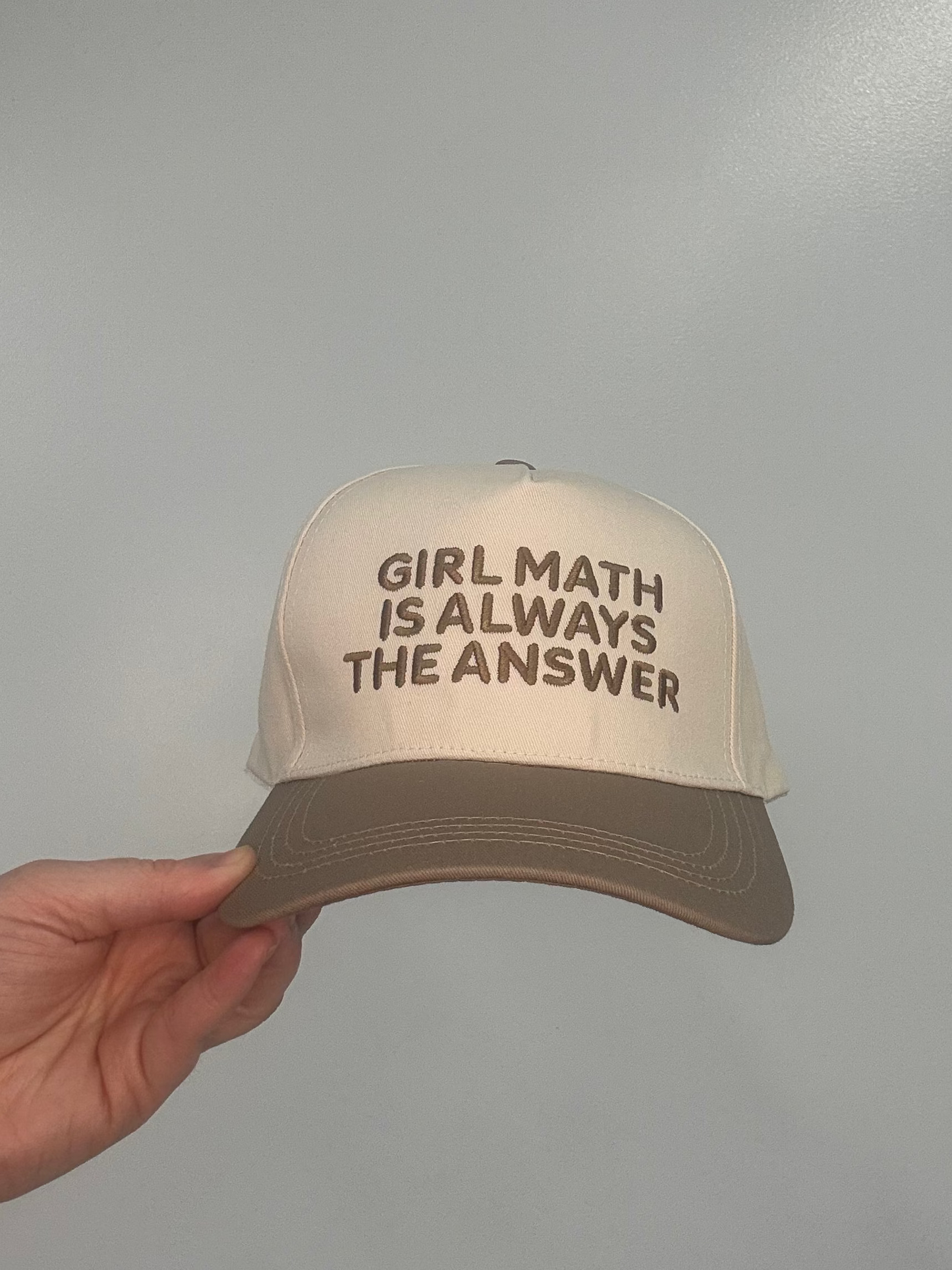 Girl Math Is Always The Answer Hat