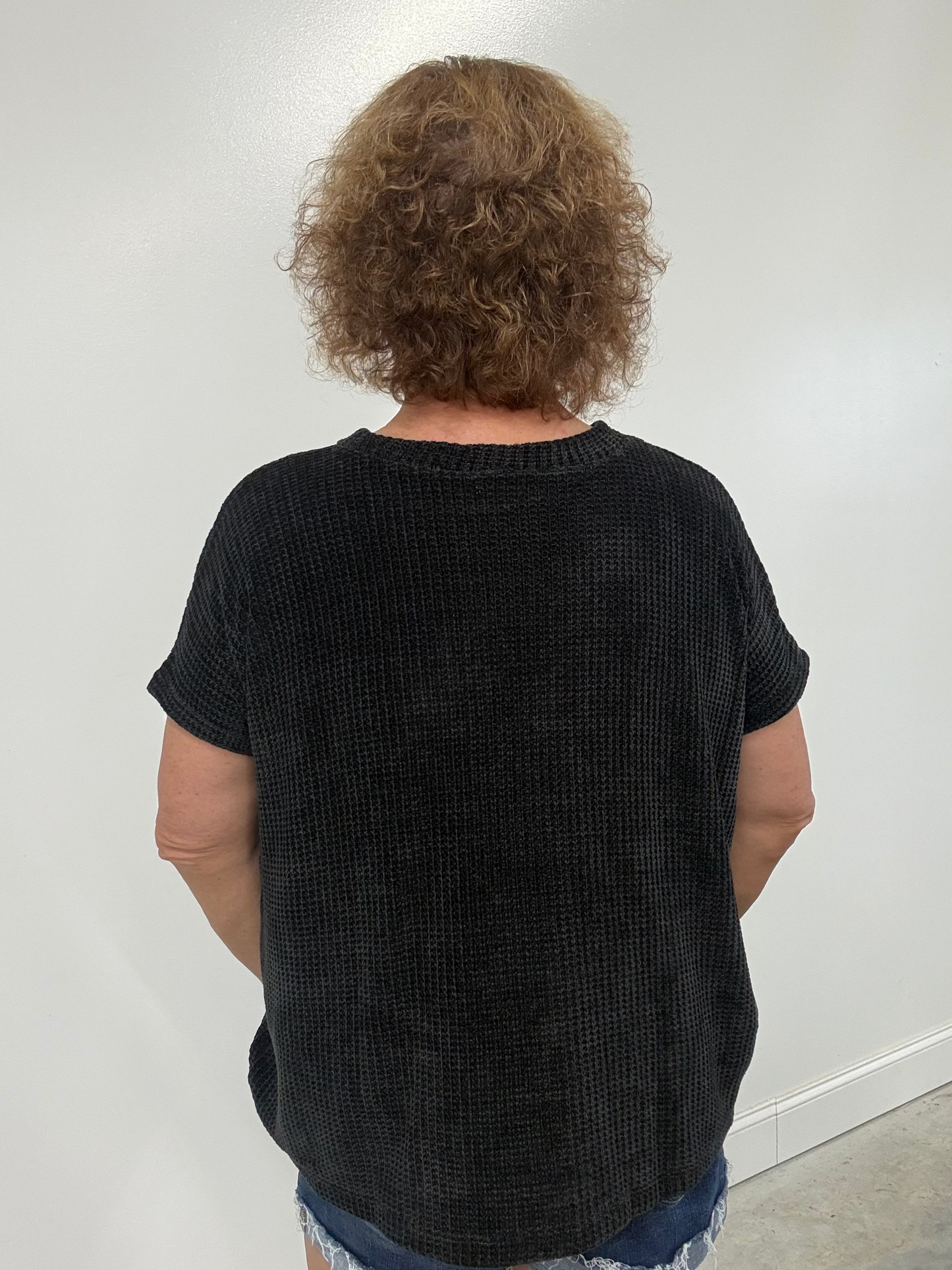 Zenana Chenille Waffle Top