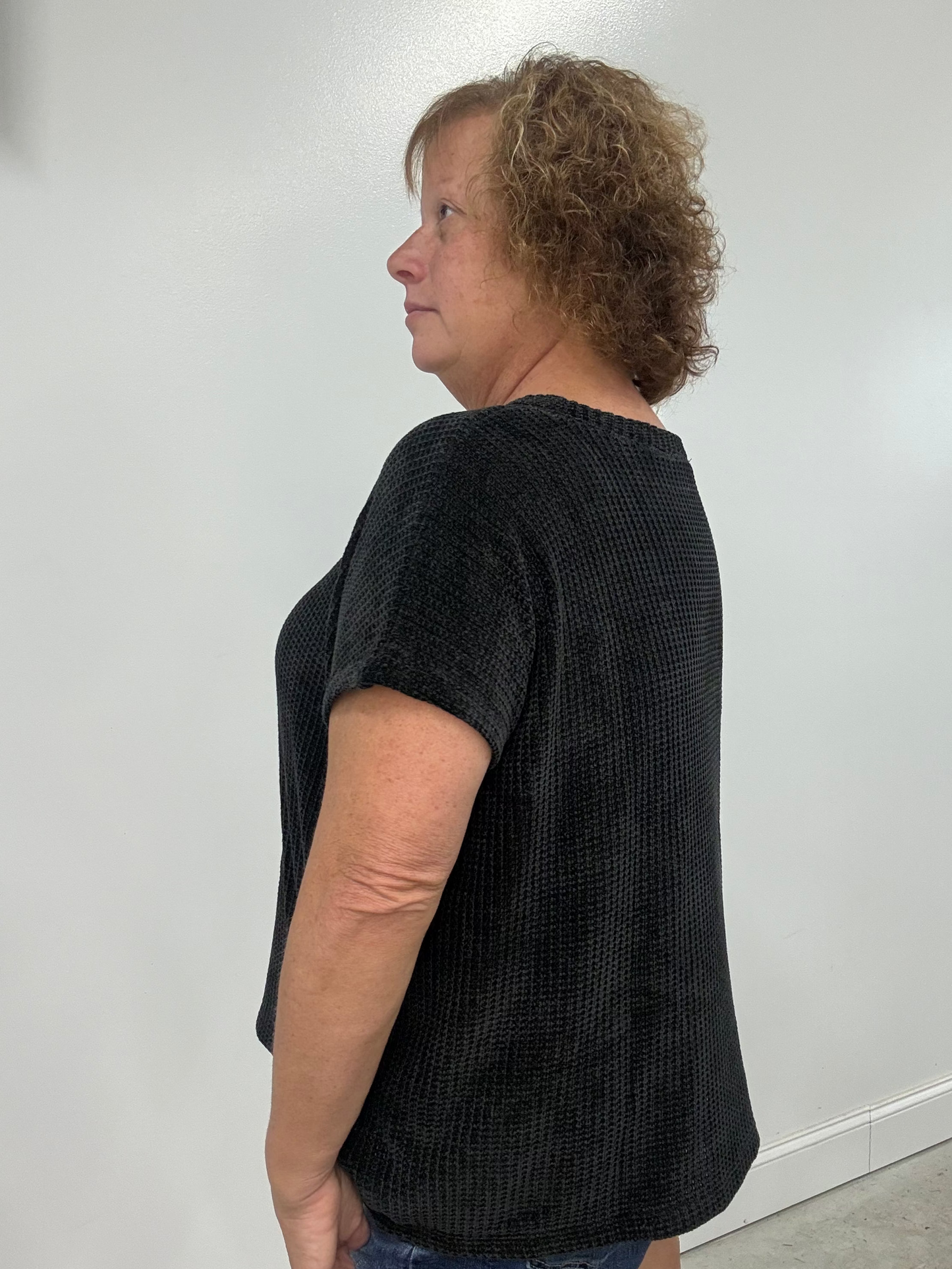 Zenana Chenille Waffle Top