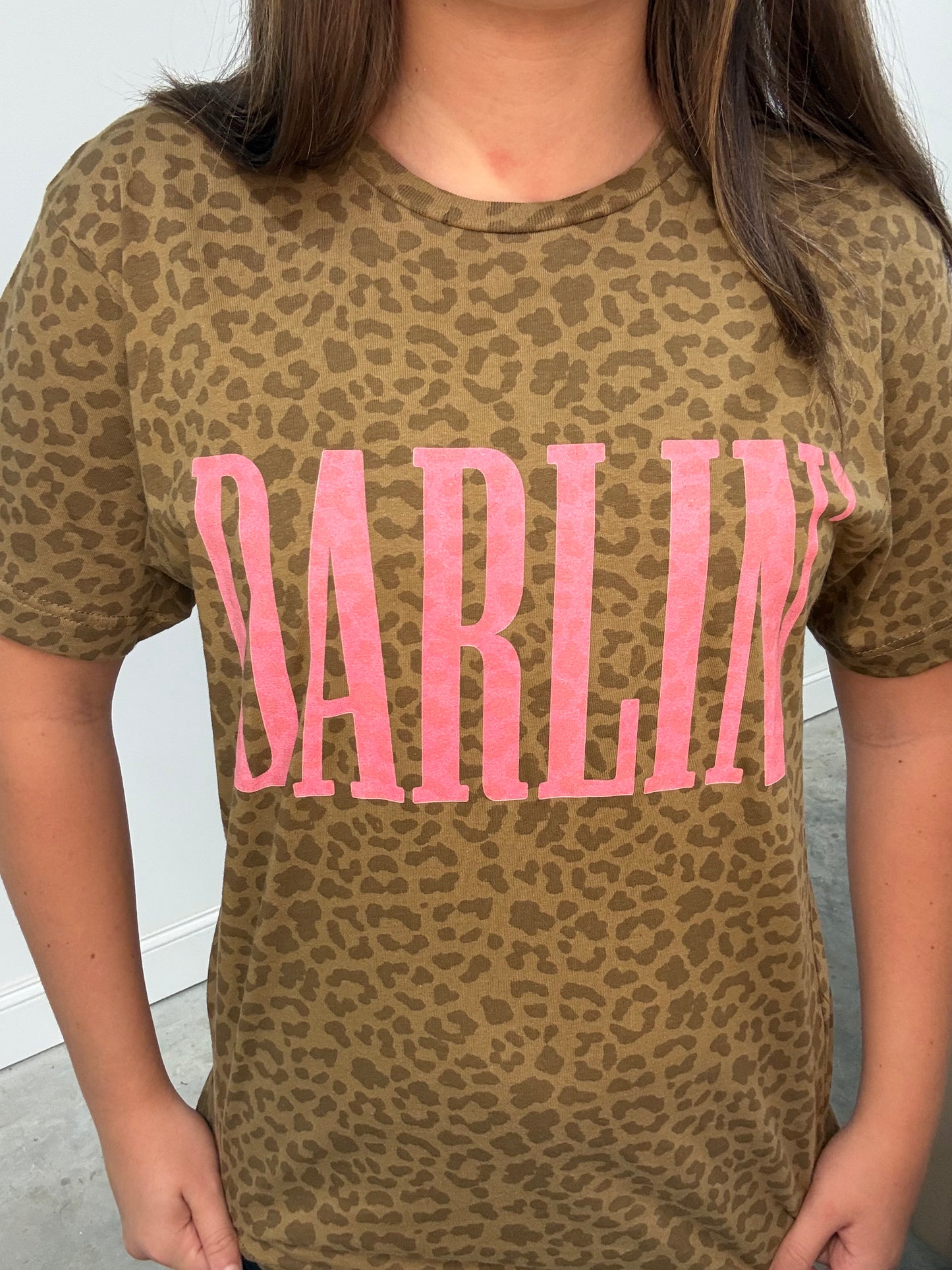 Darlin' Pink Leopard Tee