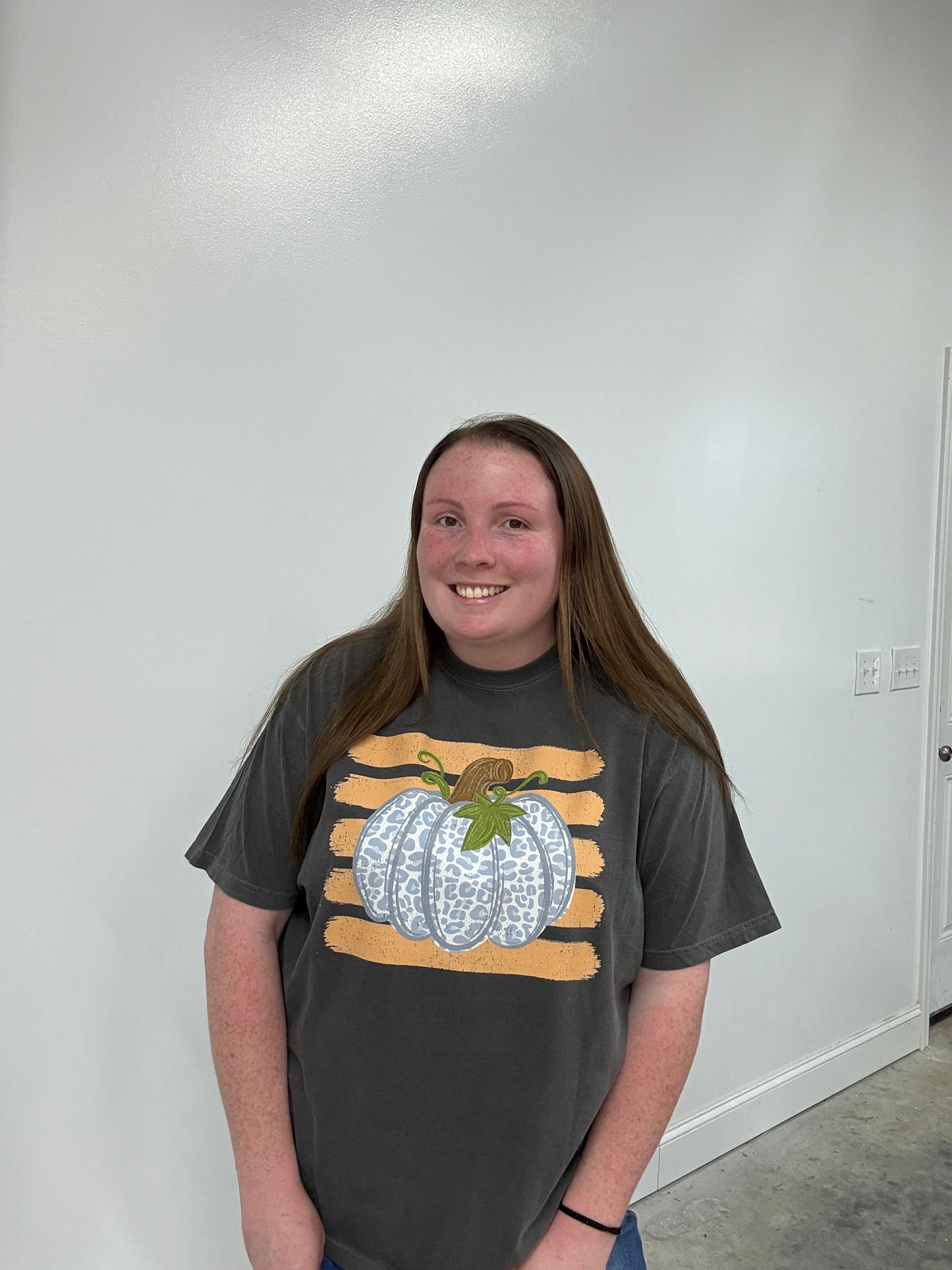 Pumpkin Leopard Tee
