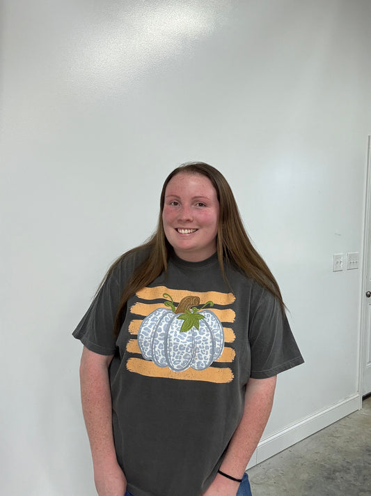 Pumpkin Leopard Tee